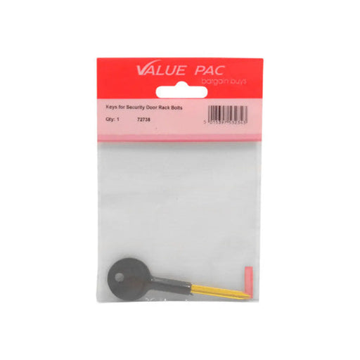 Key for Security Door Rack Bolts - Pack of 10