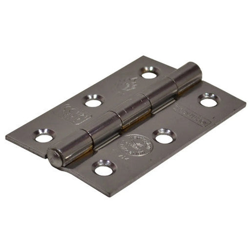75mm CP Steel Butt Hinges CE Fire Rated 1pr - Pack of 10