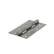 Uncranked Light Steel Butt Hinges, Self Colour, 100mm - Pack of 5