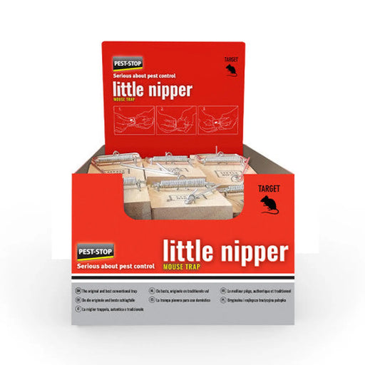 Pest-Stop Little Nipper Wood Mouse Trap - Min Order 6