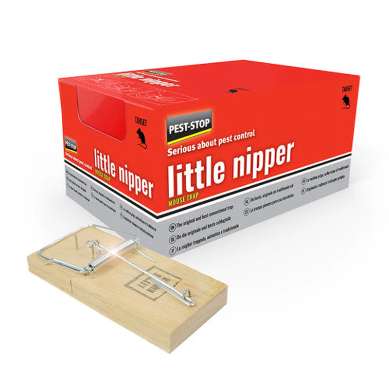 Pest-Stop Little Nipper Wood Mouse Trap - Min Order 6