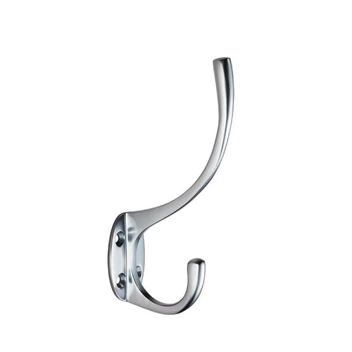 Victorian Hat & Coat Hook - Satin Chrome 127MM