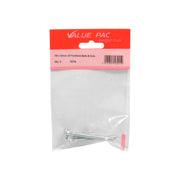 M6 x 60mm ZP Furniture Bolts & Nuts 2pk - Pack of 10