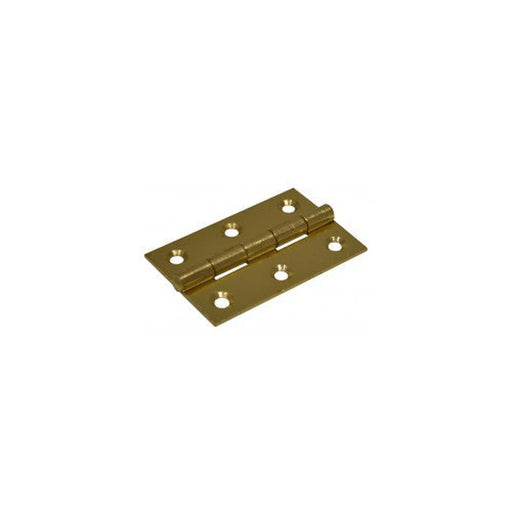 Steel Butt Hinges, Brassed, 65mm - Pack of 10