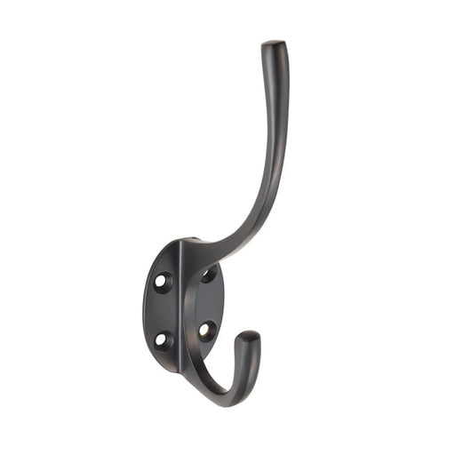 Victorian Hat & Coat Hook - Matt Black