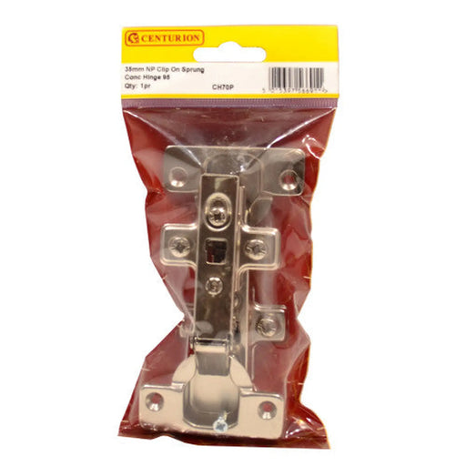 35mm NP Clip On Sprung Conc Hinge 95 Deg (1 pair) - Pack of 5