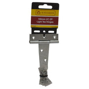 Light Tee Hinges, Zinc Plated, 102mm - Pack of 5