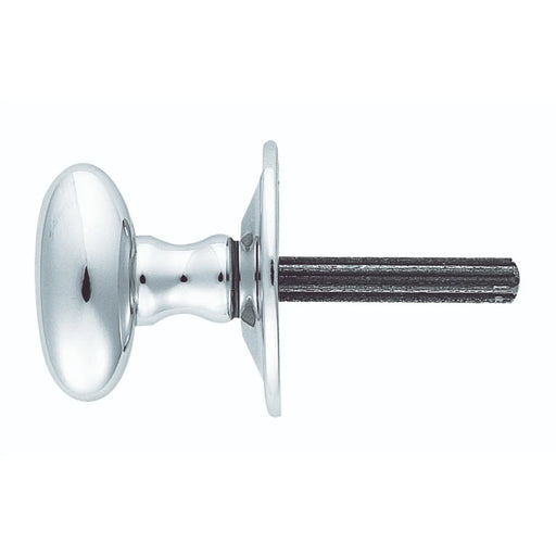 Thumbturn To Suit Rackbolt (Oval) - Spline Spindle - Polished Chrome 38MM