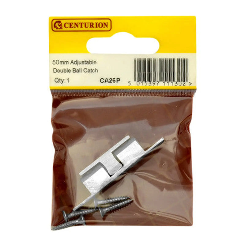 50mm CP Adj Double Ball Catch - Pack of 5