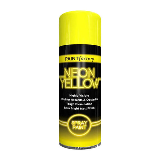 Paint Factory Fluorescent Paint, Yellow (400ml) - Pack of 12