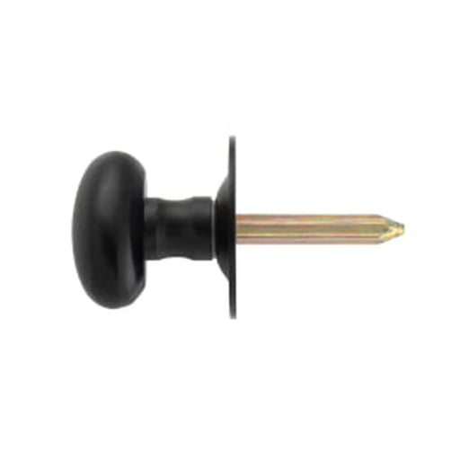 Thumbturn To Suit Rackbolt (Oval) - Spline Spindle - Matt Black 38MM