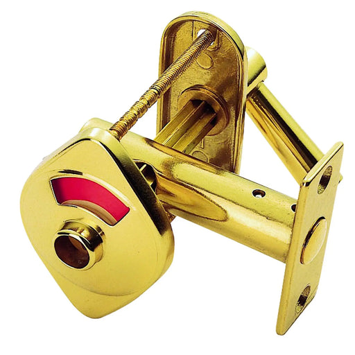 Indicator Bolt With Emergency Release - Polished Brass 57MM X 20MM