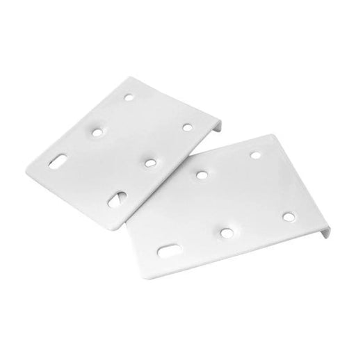 75 x 10 x 55mm White Hinge Repair Plate