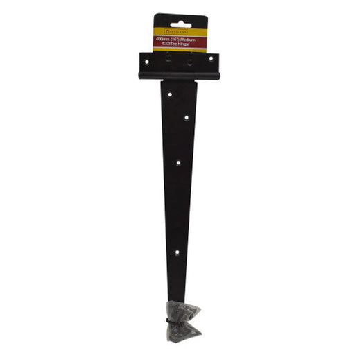 Medium Tee Hinges, Epoxy Black, 400mm - Pack of 5