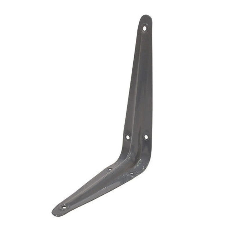 London Type Shelf Brackets, Grey Finish, 150mm x 125mm - Pack of 20
