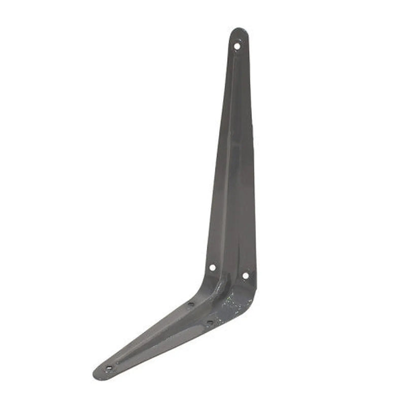 London Type Shelf Brackets, Grey Finish, 200mm x 150mm - Pack of 20
