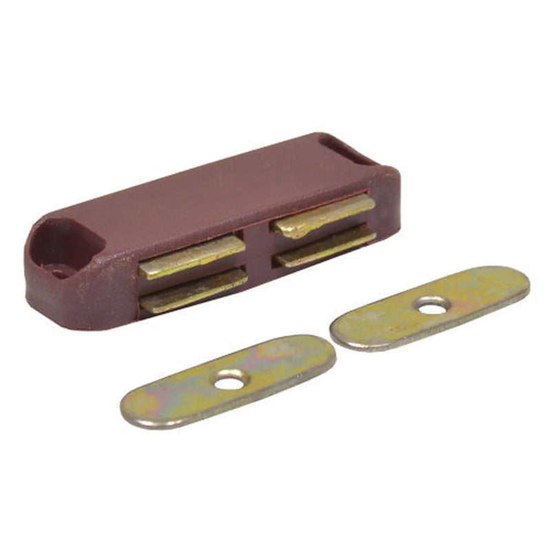 70mm Brown Twin Magnetic Catch - Pack of 50