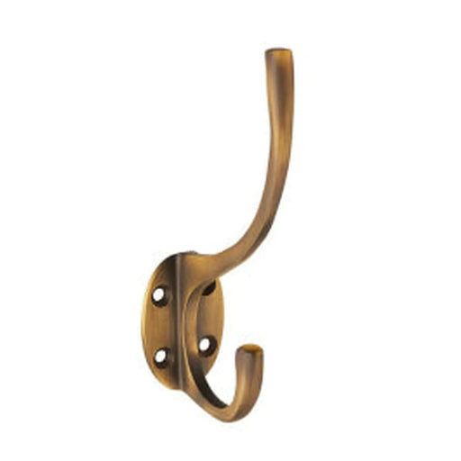 Victorian Hat & Coat Hook - Antique Brass