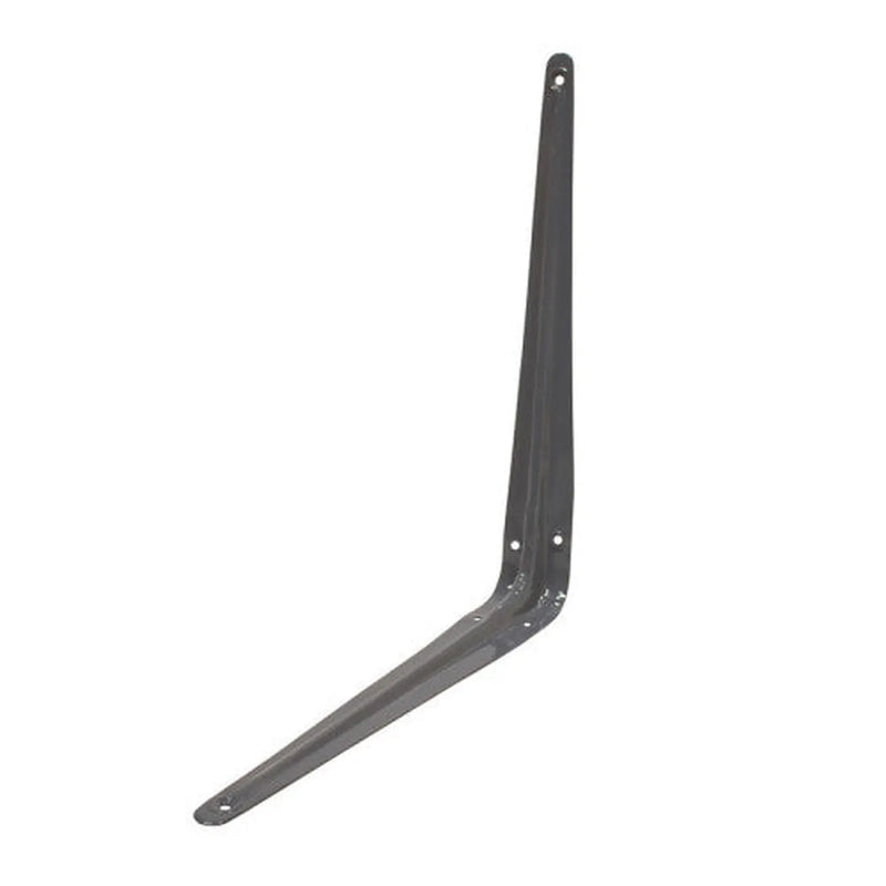 London Type Shelf Brackets, Grey Finish, 350mm x 300mm - Pack of 20