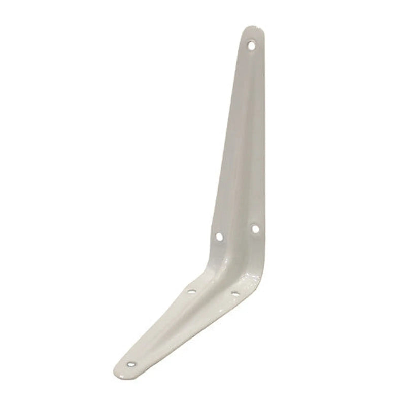 London Type Shelf Brackets, White Finish, 125mm x 100mm - Pack of 20