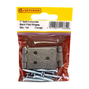 25mm (1") SC Steel Backflap Hinge (1 pair) - Pack of 5