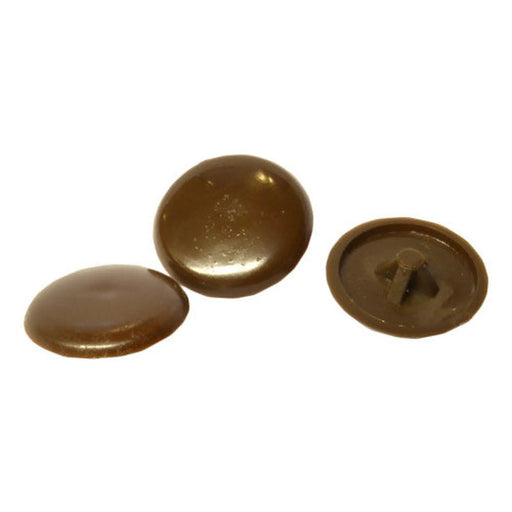 Brown Pozi Screw Cover Caps - Pack of 1000
