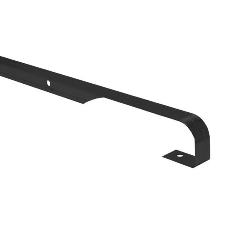 30mm Straight Worktop Jointing Section - Black