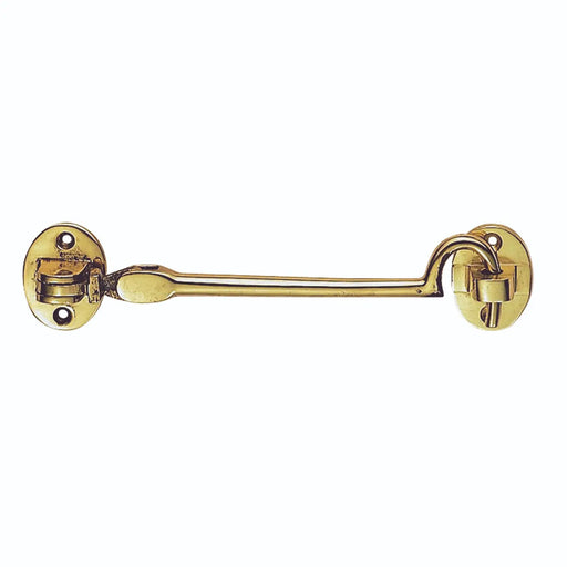 Cabin Hook - Lightweight (Silent Pattern) - Polished Brass 102MM