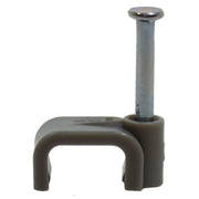 Grey Cable Clips 1.00/1.5mm - Pack of 100