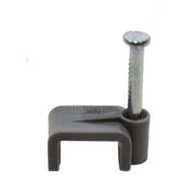 Grey Cable Clips 2.5mm - Pack of 100