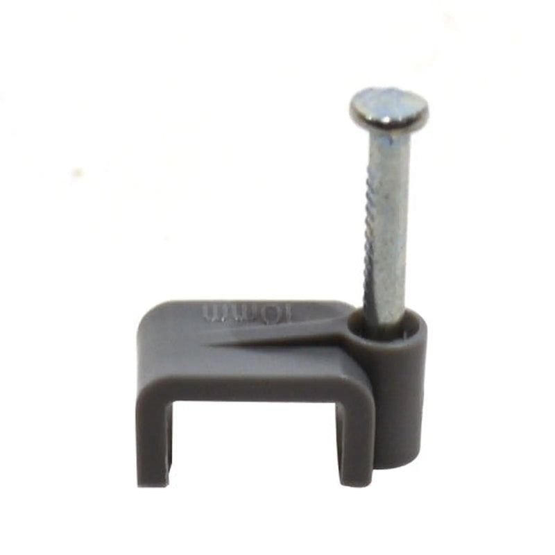 Grey Cable Clips 2.5mm - Pack of 100