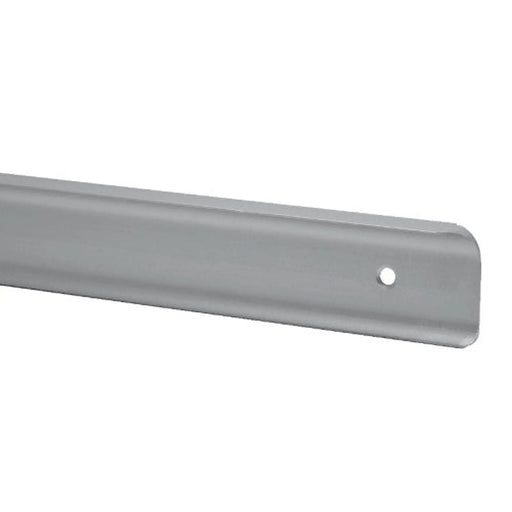 40mm Bullnose Corner Worktop Trim - 6mm Radius - Matt Silver
