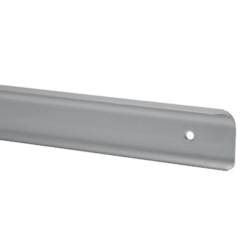 30mm Bullnose Corner Worktop Trim - 6mm Radius - Matt Silver
