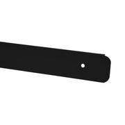 30mm Bullnose End Worktop Trim - 6mm Radius - Black
