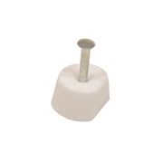 15mm Diameter White Nail In Shelf Supports - Pack of 250