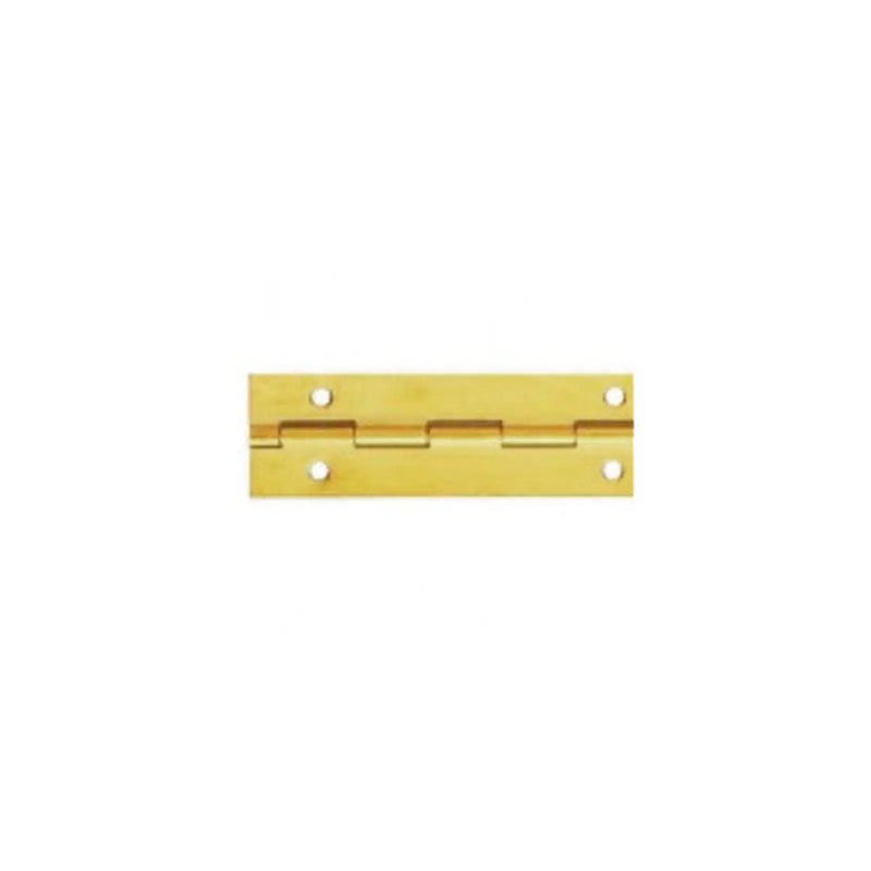 Piano Hinges, Electro Brassed, 1800mm x 32mm - Pack of 10