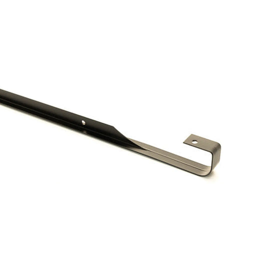 30mm Bullnose Straight Worktop Trim - 6mm Radius - Black