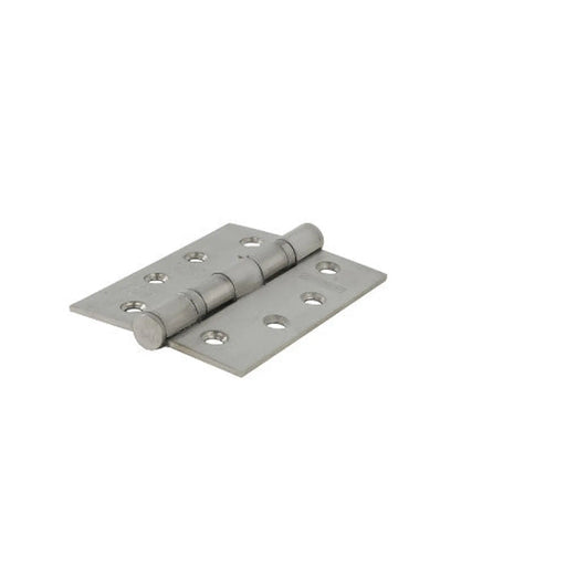 Ball Bearing Butt Hinges, Satin Stainless Steel, 102mm x 76mm - Pack of 5