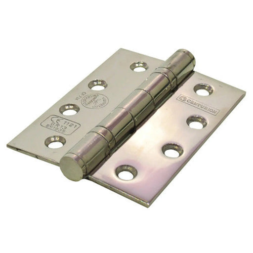 Ball Bearing Butt Hinges, Polished Stainless Steel, 102mm x 76mm - Pack of 5