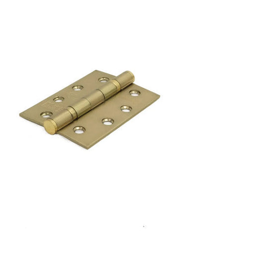 Ball Bearing Butt Hinges, Electro Brassed, 102mm x 76mm - Pack of 5