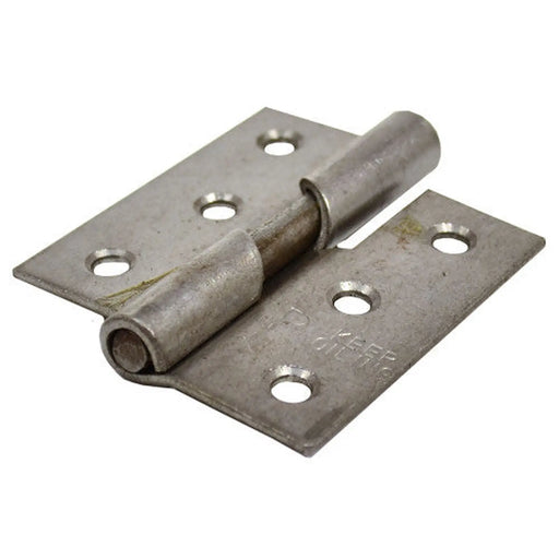 Steel Rising Butt Hinges, Right, Self Colour, 76mm - Pack of 5