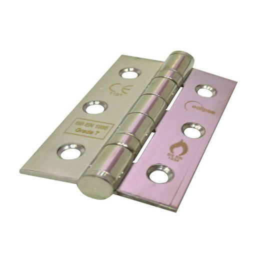 Ball Bearing Butt Hinges, Polished Stainless Steel, 76mm x 51mm - Min Order 2