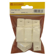 White Rigid Joints 10pk - Pack of 5