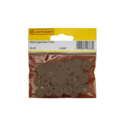 Brown Hinged Screw Covers (Pack of 20) - Pack of 5