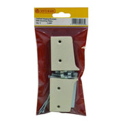 Nylon Cabinet Hanging Bracket With Mounting Plate  (Pack of 2) - Pack of 5