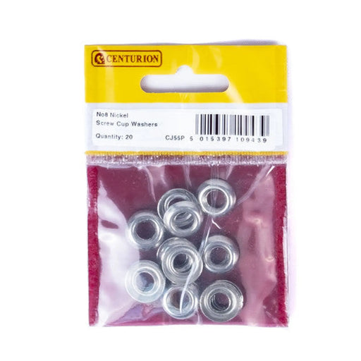 No 8 NP Screw Cup Washers (Pack of 20)