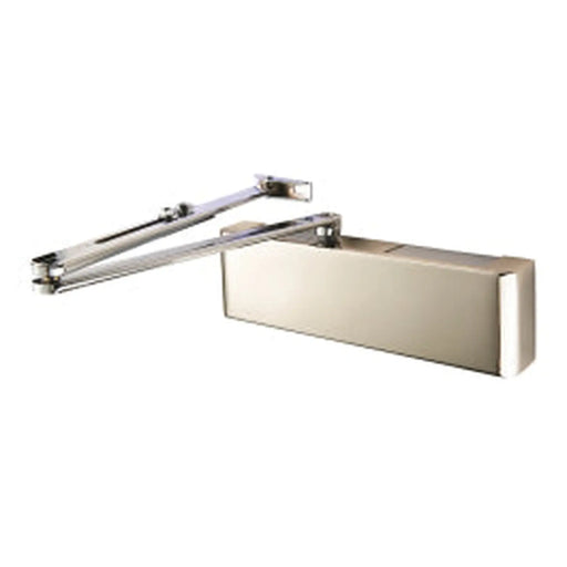 Overhead Door Closer En2-5 By Spring C/W Fig 6 Bracket En1154 - Polished Nickel - Polished Nickel Plated