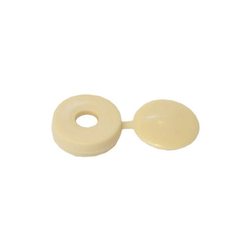 Beige Hinged Screw Covers