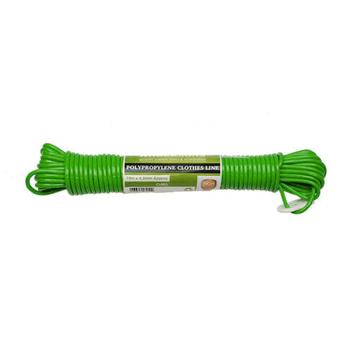 Clothes Line - Plastic Core - 15m x 5mm