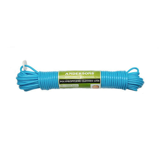 Clothes Line - Plastic Core - 20m x 5mm